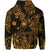 Custom Hawaii Surfing Polynesian Hoodie Unique Style Gold LT8 - Polynesian Pride