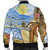 Hawaii The Girl Surfing Wave Bomber Jacket - AH - Polynesian Pride