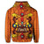 Hawaiian Tiki Pattern Hoodie - Polynesian Pride