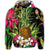 Hawaiian Tropical Flowers Pineapple Hoodie - Polynesian Pride