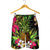 Hawaii Tropical Flowers Pineapple Men's Shorts - AH - Polynesian Pride