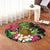 Hawaii Tropical Flowers Pineapple Round Carpet - AH - Polynesian Pride