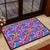 Hawaii Tropical Flowers Pink Hawaii Door Mat Door Mat Black - Polynesian Pride