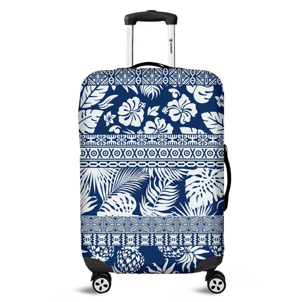 Hawaii Tropical Pattern Luggage Covers - AH Black - Polynesian Pride