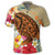 Hawaii Tropical Turtle Hibiscus and Plumeria Polo Shirt - Polynesian Pride