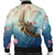 Hawaii Turtle And Jellyfish In Deep Sea Moana Bomber Jacket - AH - Polynesian Pride