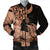 Hawaii Turtle Bomber Jacket Polynesian Hibiscus Art Organe - AH Black Unisex - Polynesian Pride