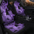 Hawaii Turtle Car Seat Covers Polynesian Hibiscus Art Violet - AH - Polynesian Pride