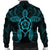 Hawaii Turtle Fixed Blue Bomber Jacket AH - Polynesian Pride