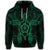 Hawaiian Turtle Fixed Green Hoodie - Polynesian Pride