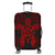 Hawaii Turtle Fixed Red Luggage Covers AH Black - Polynesian Pride