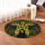 Hawaii Turtle Fixed Yellow Round Carpet AH - Polynesian Pride