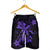 Hawaii Turtle Flower Polynesian Men's Shorts - Purple - AH - Polynesian Pride