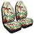 Hawaii Turtle Flowers Coconut Tree Leaf Car Seat Covers - AH Universal Fit Black - Polynesian Pride