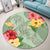 Hawaii Turtle Hibiscus Round Carpet - Tink Style - AH - Polynesian Pride