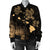 Hawaii Turtle Hibiscus Map Polynesian Bomber Jacket Gold - AH - Polynesian Pride