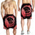 Hawaii Turtle Hibiscus Map Polynesian Men's Shorts Red - AH - Polynesian Pride