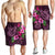 Hawaii Turtle Hibiscus Pink Simple Men's Shorts - AH - Polynesian Pride