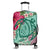 Hawaii Turtle Hibiscus Plumeria Luggage Covers - Hug Style - AH Black - Polynesian Pride