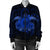 Hawaii Turtle Hibiscus Polynesian Bomber Jacket - Full Style - Blue - AH - Polynesian Pride