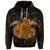 Custom Hawaii Turtle Hibiscus Polynesian Hoodie Full Style Gold - Polynesian Pride