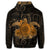 Hawaiian Turtle Hibiscus Polynesian Hoodie Full Style Gold - Polynesian Pride