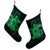 Hawaii Turtle Hibiscus Polynesian Christmas Stocking - Full Style - Green - AH - Polynesian Pride