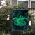 Hawaii Turtle Hibiscus Polynesian Flag - Full Style - Green - AH - Polynesian Pride