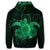 Hawaiian Turtle Hibiscus Polynesian Hoodie Full Style Green - Polynesian Pride