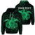 Custom Hawaii Turtle Hibiscus Polynesian Hoodie Full Style Green Unisex Art - Polynesian Pride