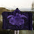 Hawaii Turtle Hibiscus Polynesian Hooded Blanket - Full Style - Purple - AH - Polynesian Pride