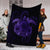 Hawaii Turtle Hibiscus Polynesian Premium Blankets - Full Style - Purple - AH - Polynesian Pride