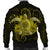 Hawaii Turtle Hibiscus Polynesian Bomber Jacket - Full Style - Yellow - AH - Polynesian Pride