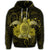 Hawaiian Turtle Hibiscus Polynesian Hoodie Full Style Yellow - Polynesian Pride