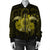 Hawaii Turtle Hibiscus Polynesian Bomber Jacket - Full Style - Yellow - AH - Polynesian Pride