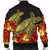 Hawaii Turtle Hibiscus Red Bomber Jacket - AH - Polynesian Pride