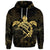 Custom Hawaii Turtle Kanaka Golden Hoodie - Polynesian Pride