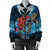 Hawaii Turtle Kanaka Hibiscus Stary Night Bomber Jacket - AH - Polynesian Pride