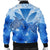 Hawaii Turtle Kanaka Plumeria Polynesian Bomber Jacket Blue - AH - Polynesian Pride