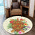 Hawaii Turtle Life Hibiscus Design Round Carpet - AH - Polynesian Pride