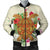 Hawaii Turtle Life Hibiscus Design Bomber Jacket - AH Black Unisex - Polynesian Pride