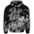 Hawaiian Turtle Map Polynesian Hoodie Safety Gray - Polynesian Pride