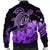 Hawaii Turtle Map Polynesian Bomber Jacket Safety Violet 2 - AH - Polynesian Pride