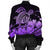 Hawaii Turtle Map Polynesian Bomber Jacket Safety Violet 2 - AH - Polynesian Pride