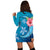 Hawaii Turtle Moon Dream Hoodie Dress - AH - Polynesian Pride