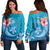 Hawaii Turtle Moon Dream Women's Off Shoulder Sweater - AH Black - Polynesian Pride