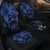 Hawaii Turtle Ohana Hibiscus Poly Car Seat Covers - Blue - AH - Polynesian Pride