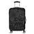 Hawaii Turtle Ohana Hibiscus Poly Luggage Covers - Gray - AH Black - Polynesian Pride