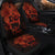 Hawaii Turtle Ohana Hibiscus Poly Car Seat Covers - Orange - AH - Polynesian Pride