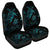 Hawaii Turtle Ohana Paua Shell Car Seat Covers - AH Universal Fit Black - Polynesian Pride